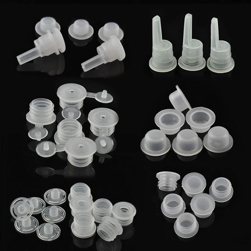 50Pcs100Pcs200Pcs500Pcs Various Plastic Plug for 5ml10ml15ml20ml30ml50ml100ml Essential Oil Bottles, Inner Cover for 18mm Bottle