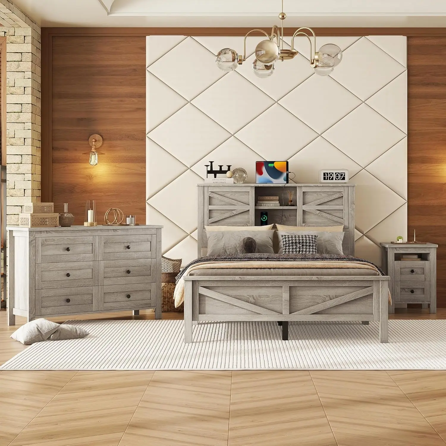 Farmhouse Bedroom Furniture Set 1