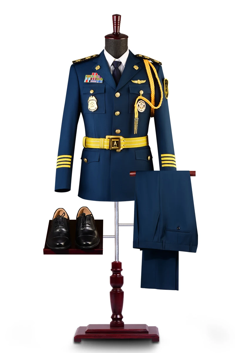 High Quality Men International Airline Manager Professional Suit Man Security Guard Uniform Suits Male Business Casual Costumes