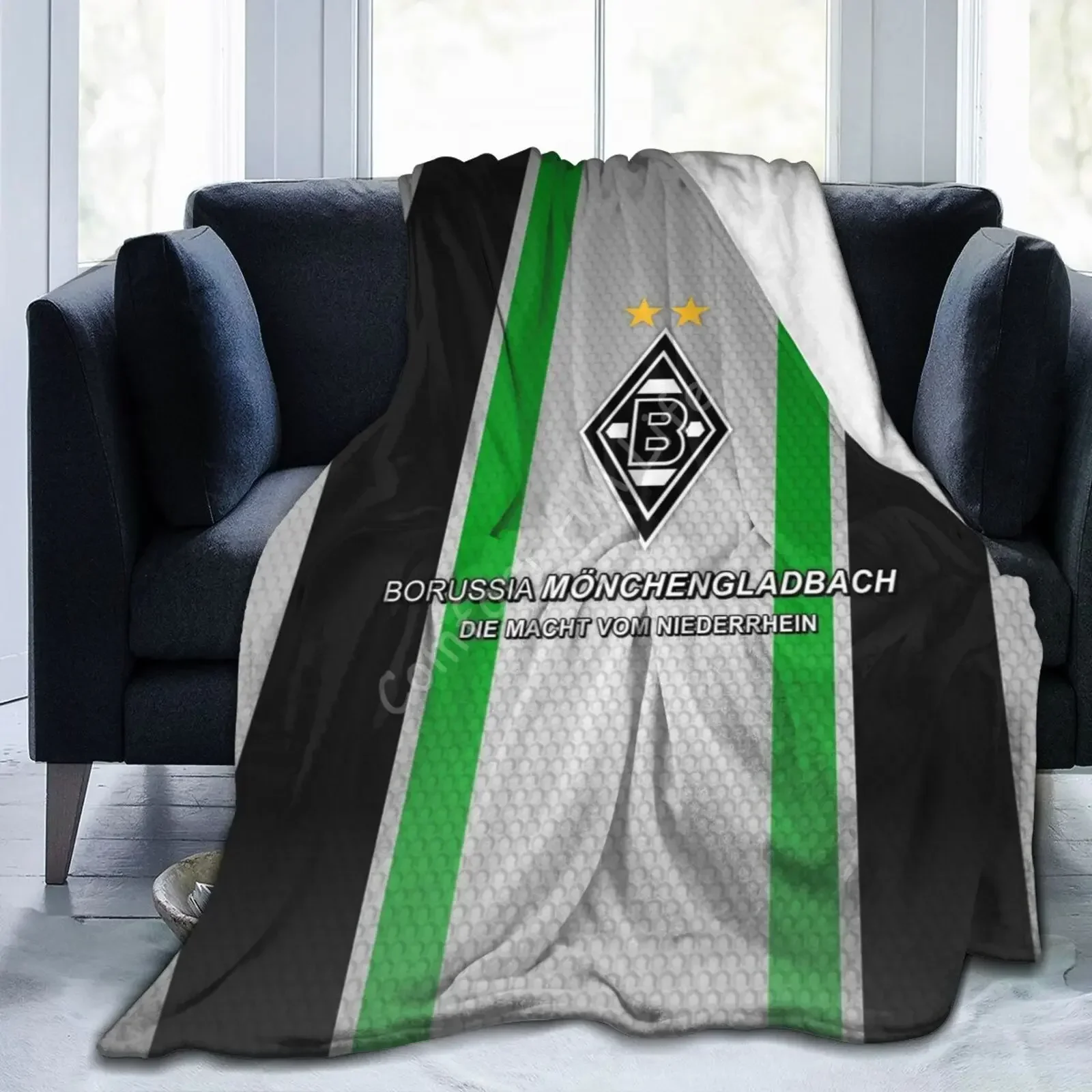 Graphics Baby Blanket 3D Printed Borussia Monchengladbach Pattern Cartoon Bed Sofa Picnic Home Cover Decor Warm Throw Blankets