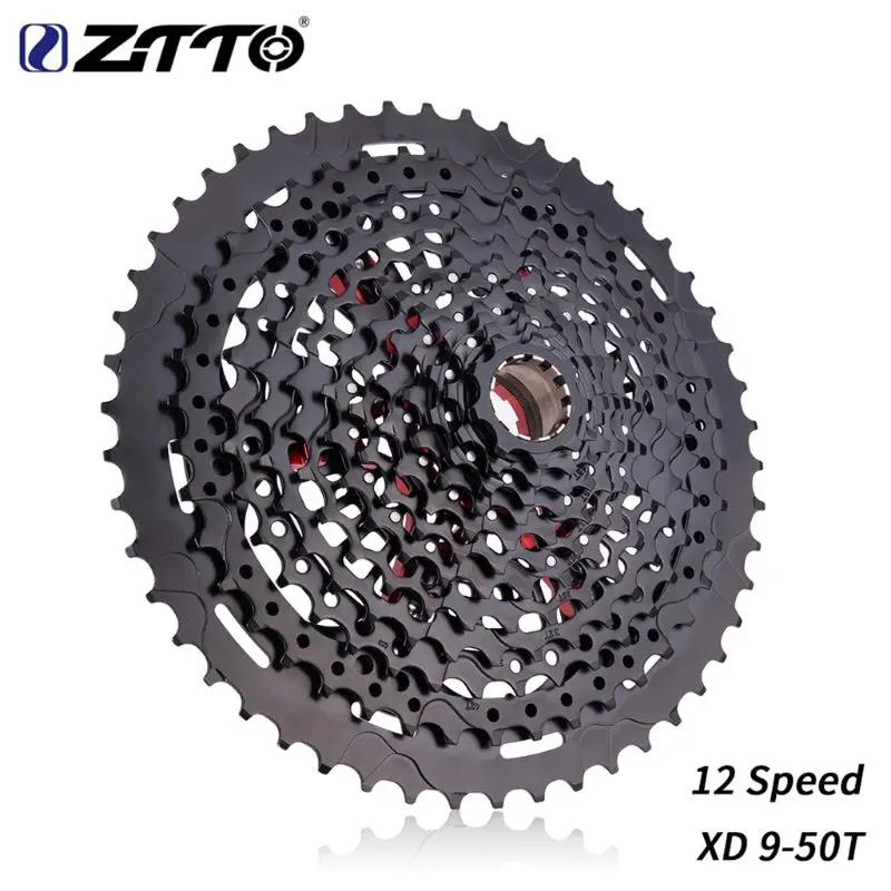 

MTB 12s Freewheel 12 Speed Cassette 9-50T Black Color Steel Flywheel for Parts
