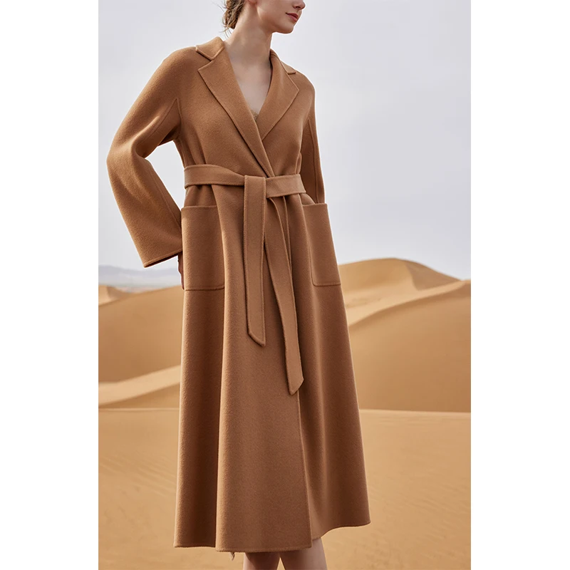 Avencea Women's Thick Cashmere Wool Jacket | Luxurious Outerwear for Ultimate Warmth and Style
