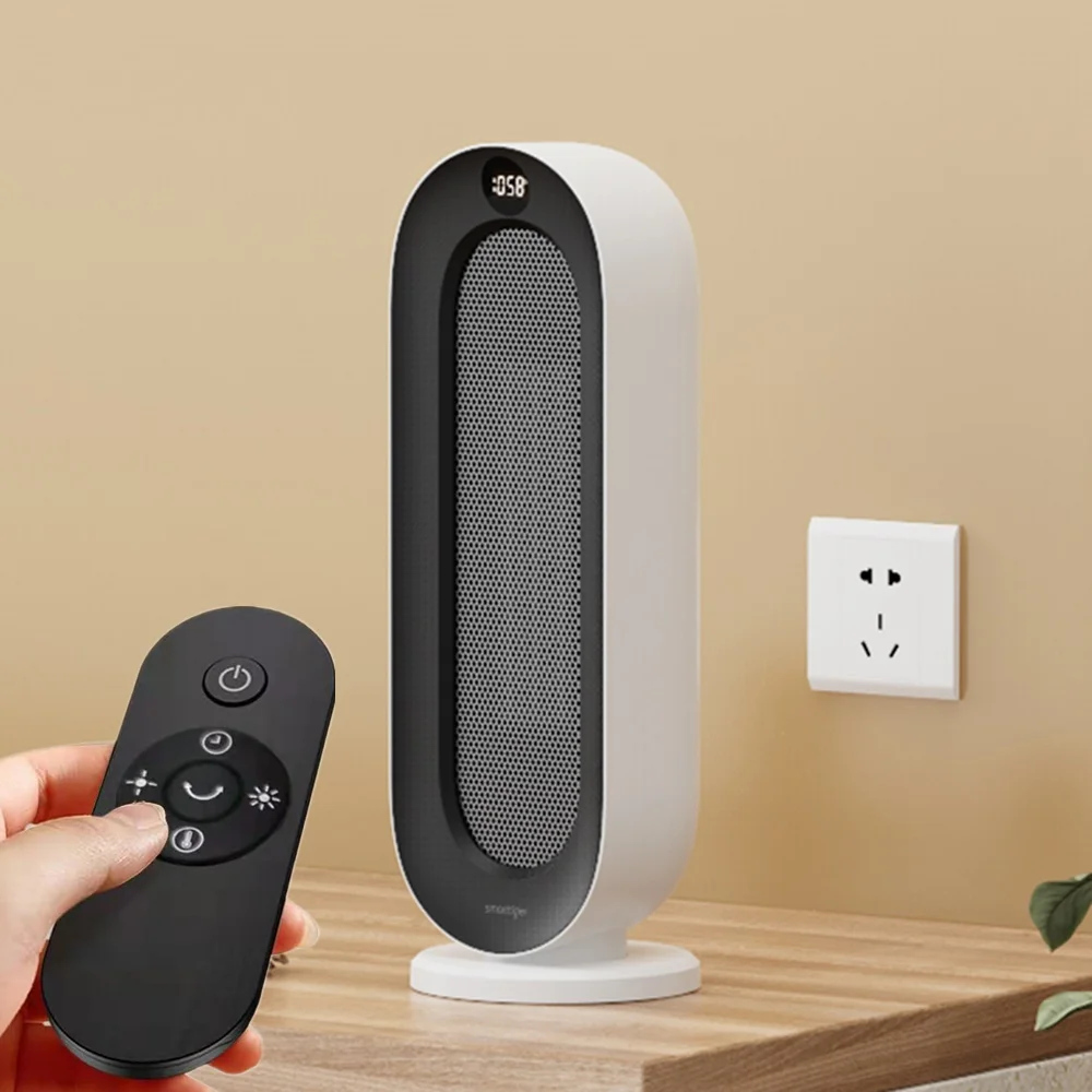 

Electric Portable Heater for Home Winter Remote Control Heating Fan for Bedroom Office Desktop Room Warmer Machine Radiator 난로