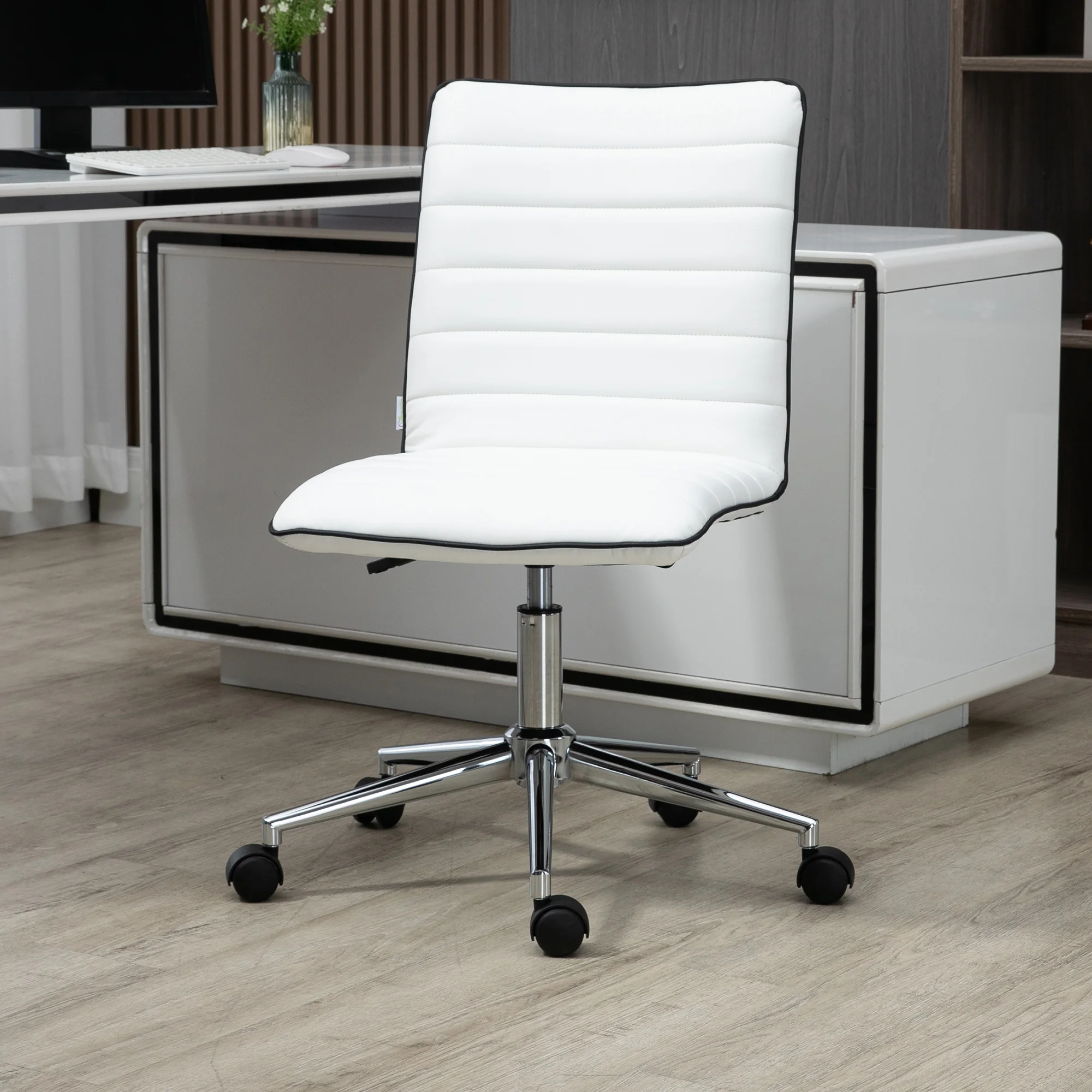 Vinsetto Silla de Oficina Ergonómica Silla Escritorio Giratoria y