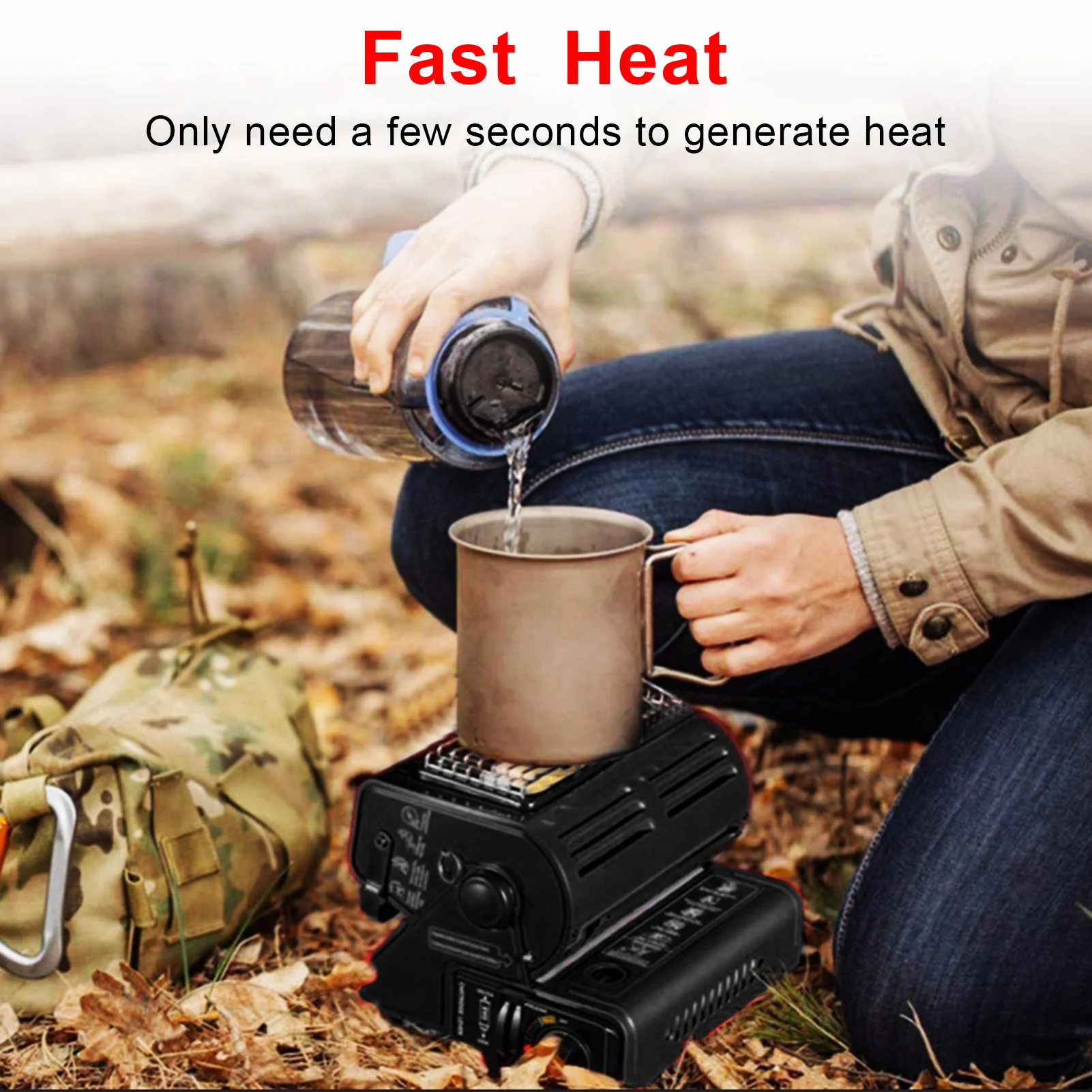 Portable Outdoor Heating Stove Gas Heater Camping - Portable Gas Heater  Camping - Aliexpress