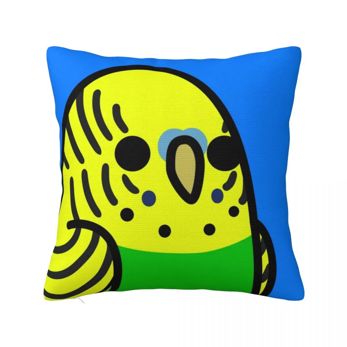 

Too Many Birds! - Yellow n' Green Budgie Throw Pillow Decorative Sofa Cushions Sofas Covers Plaid Sofa