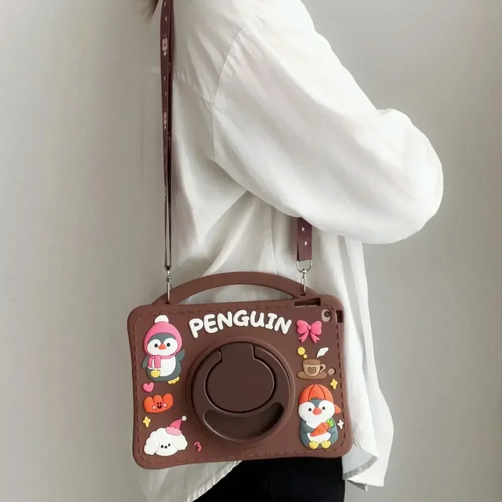 Kids' Cute Penguins iPad Case with Stand
