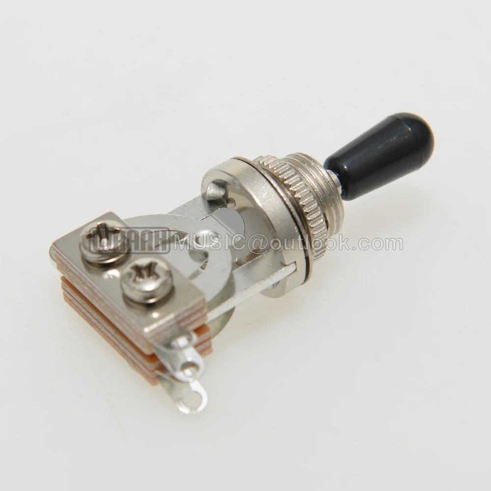 1pcs 3 Way Toggle Switch For LP Guitar 3 Way Guitar Switch with Tip Cap Electric Pickup Selector