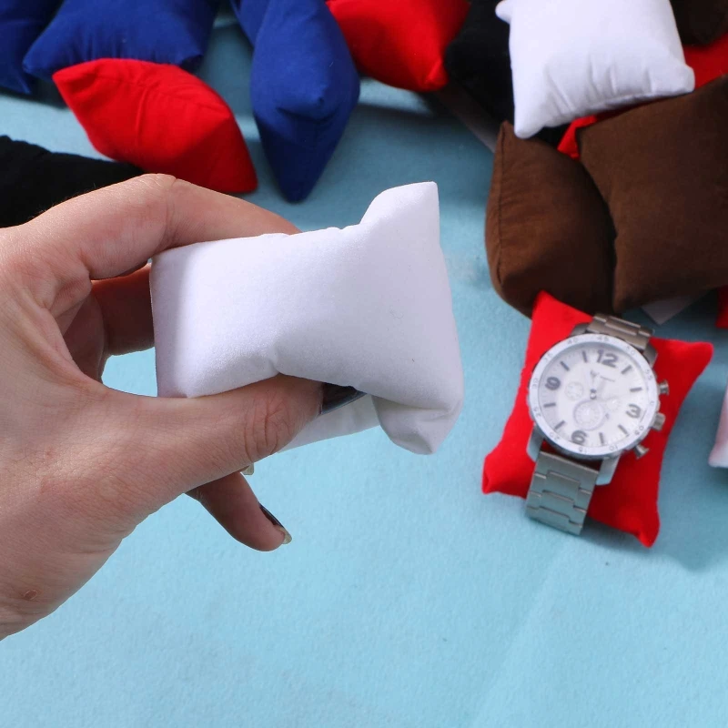 10Pcs PU Leather /Velvet Bracelet Pillows Watch Pillow Bangle Cushions Wrist Chain Cushion Pillows for Jewelry Displays 5 10Pcs PU Leather /Velvet Bracelet Pillows Watch Pillow Bangle Cushions Wrist Chain Cushion Pillows for Jewelry Displays - Image 5