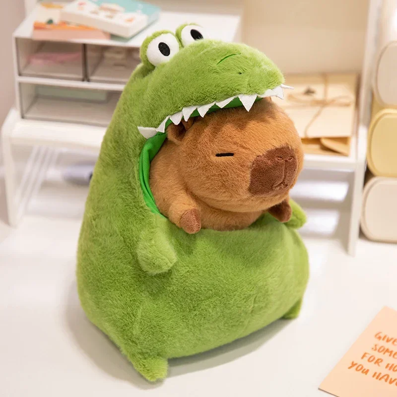Kawaii Capybara Crocodile Plush (40cm) - Special Edition