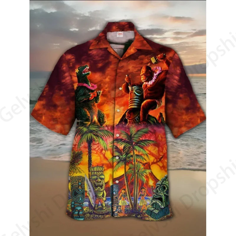 Hawaiian Shirt Halloween Chucky 3d Print For Men Women