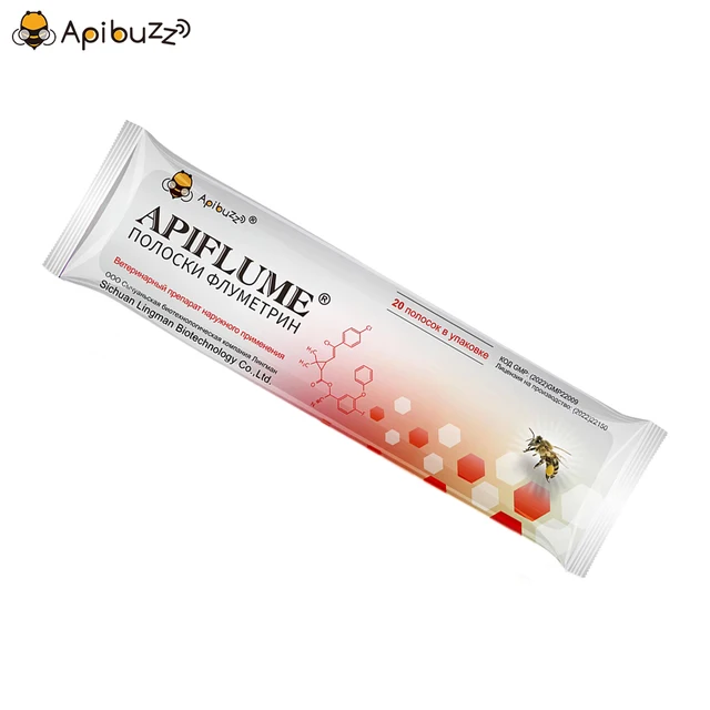 Méhkat Kezelés Orosz Változat Apibuzz Apiflume 20-Szalag Flumethrin Csík A Varroa Atka Vezérlő Méhészeti Berendezésekhez