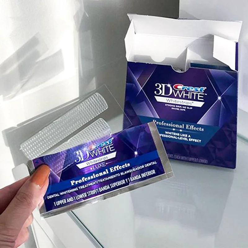 Crest 3D Whitestrops Luxe Professionl Effects Oral Hygiene Care Tooth Whiter Tool Teeth Whitening Strips 5/7/10/14/20 Treatment
