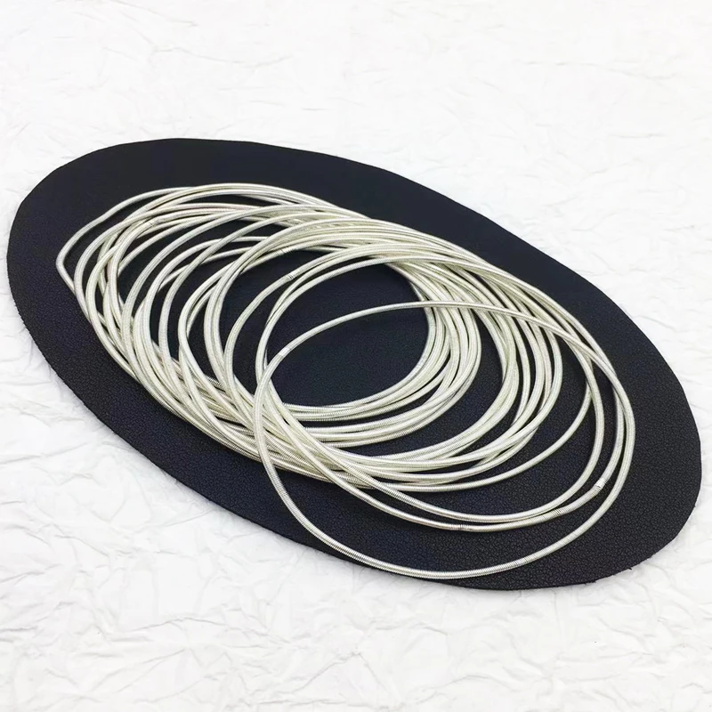 Hip Hop Style Metallic Color Unique Elastic Force Bracelet Fashion and Leisure Good for Parties Wear Elegant Gift Jewelry 2