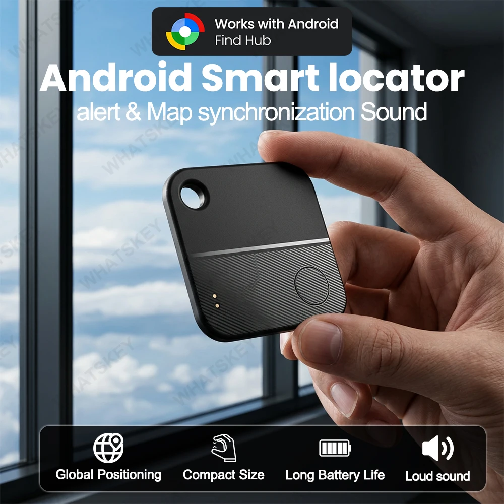 Smart Location Tracker for Android Devices - Key Finder Compatible with Google Find App