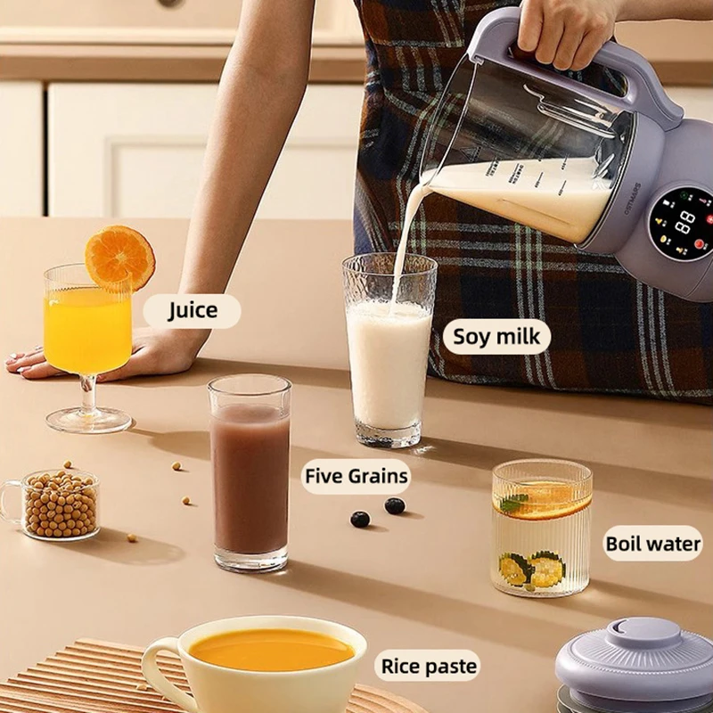 1000ML Soybean Milk Machine Automatic Intelligent Food Blender