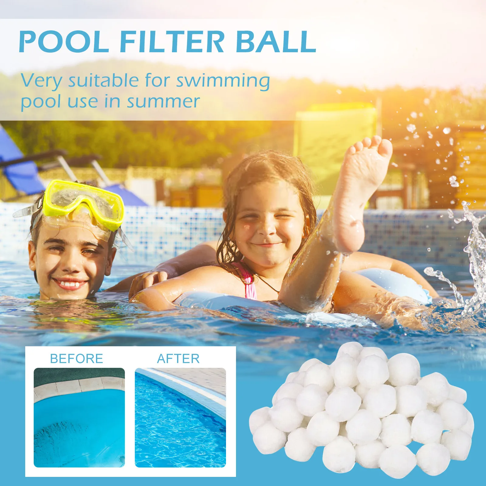 200g-1500g Filter Bälle Reinigung Bälle 30-50mm Wasser Reinigung Faser Schwimmbad Reinigung Ausrüstung für Abwasser Trea & Tment