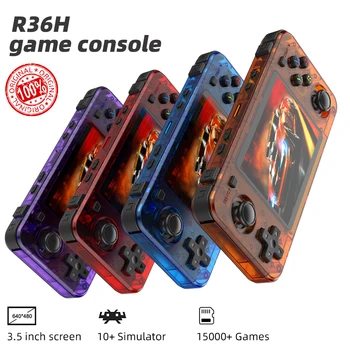 Console portatile originale open source R36H con oltre 15000 giochi integrati Console di gioco portatile R36H giochi retrò 1