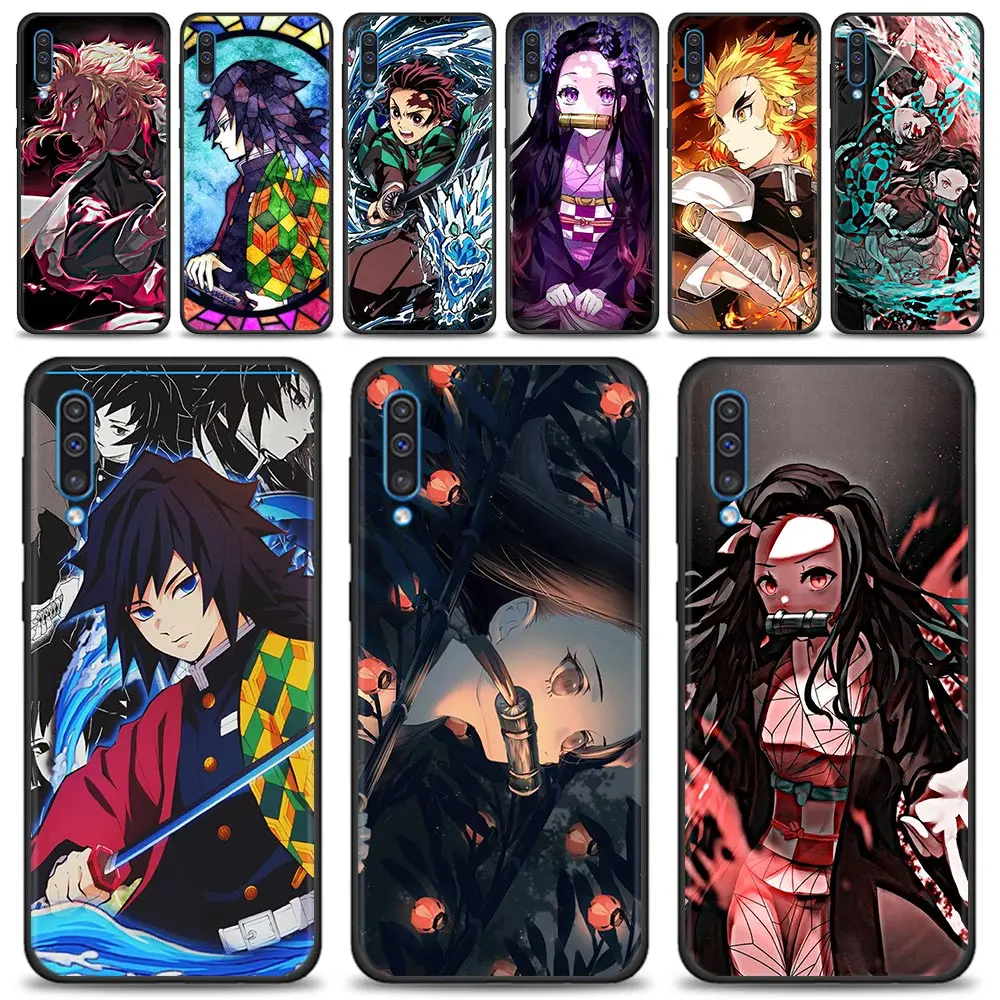 Cartoon Demon Slayer Tomioka Giyuu For Samsung A50 A40 A30 A30s A20s A20e A20 A10 M51 M31 M31s M30s M62 M52 M22 M12 M11 M21 Case samsung cases cute