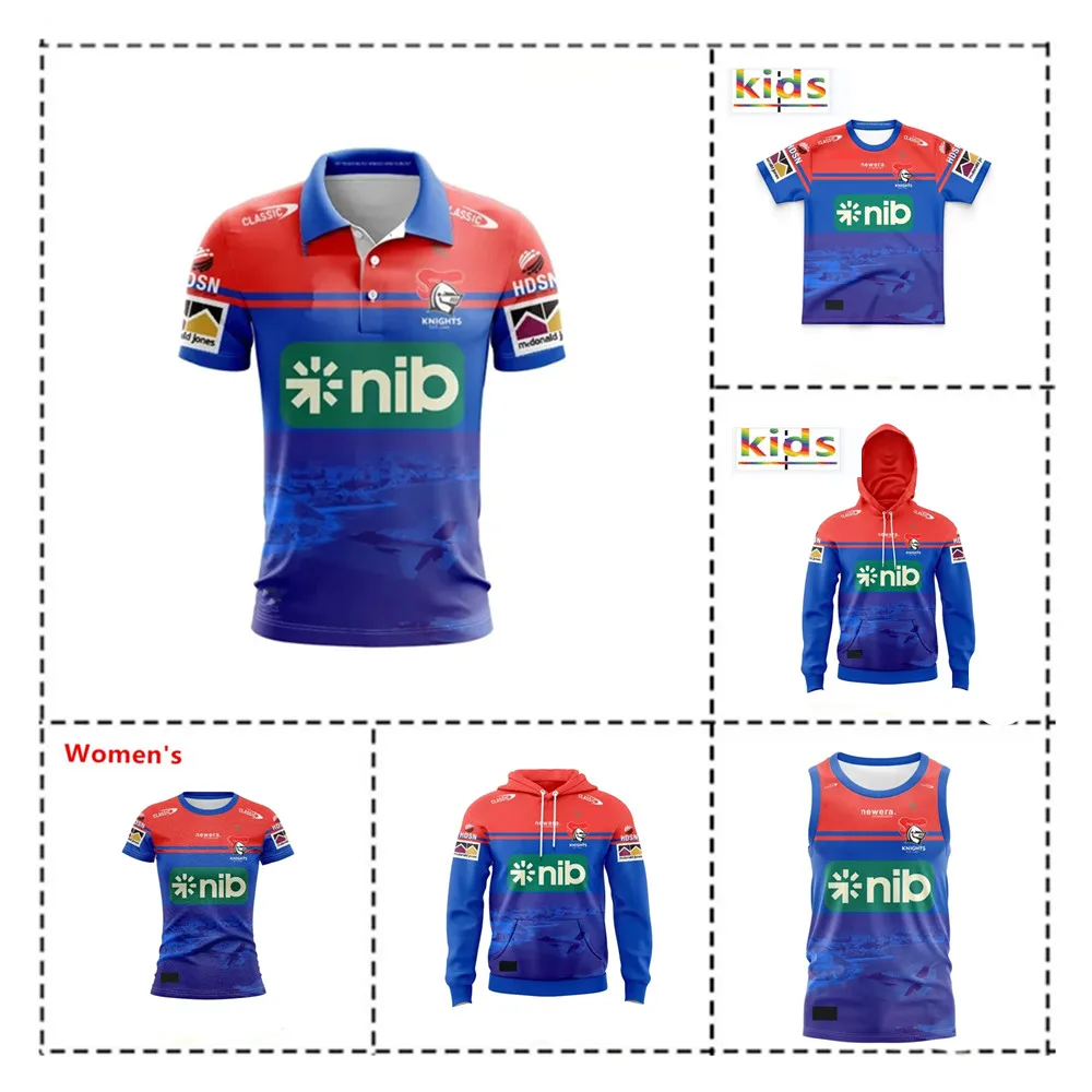 Knights Anzac Hoodie Rugby Jersey Kids-Women's-Men's Size S-5XL