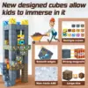 72pcs Magnetic Blocks-Build Mine Magnet World Edition Sword Caverns Magnet Toddler Toy for Children Age 3+, Montessori kids Toys 3