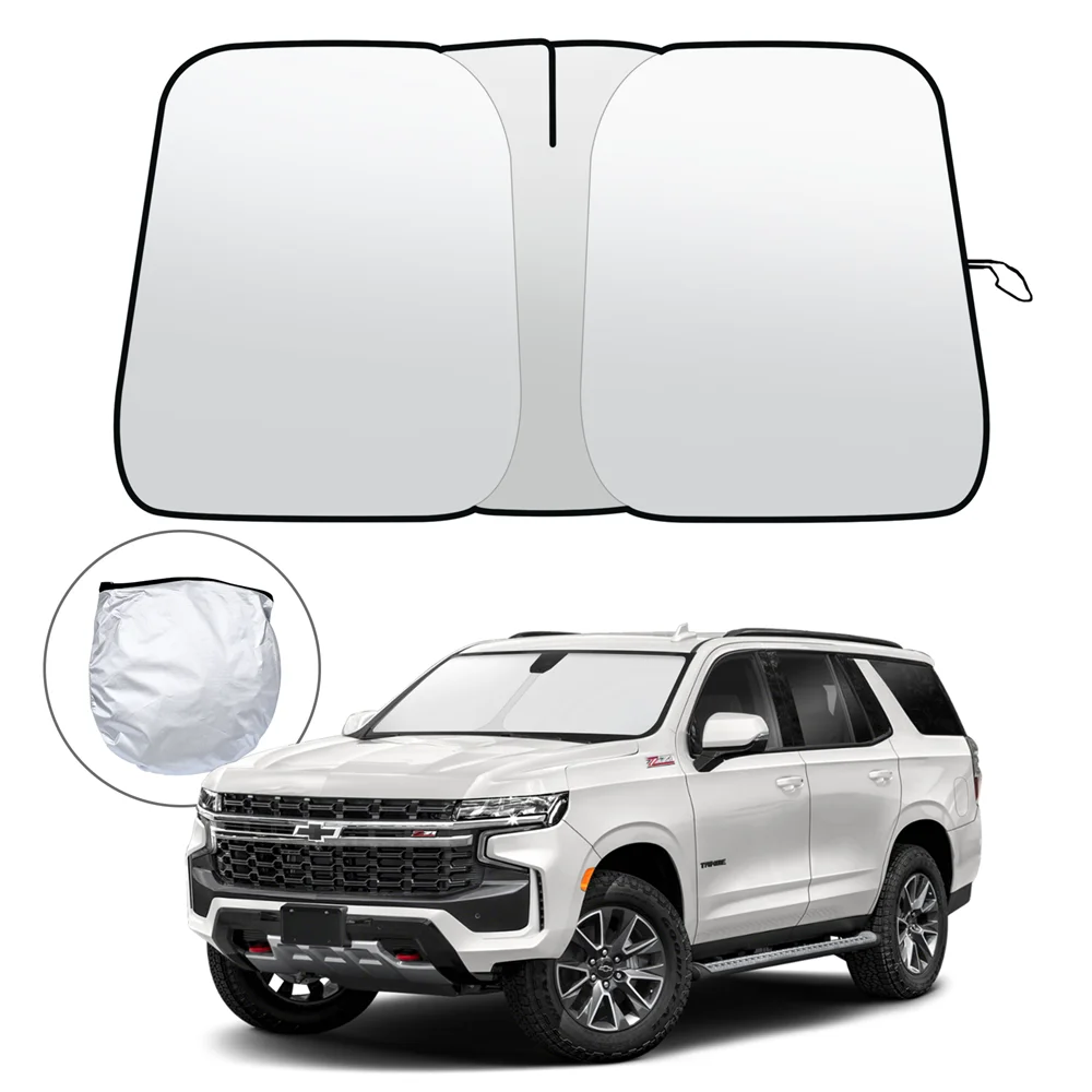 For Chevrolet Tahoe-Car Windshield Sun Shade Cover Front Window Sun Shade Visor UV Block Shield Cover Accessories