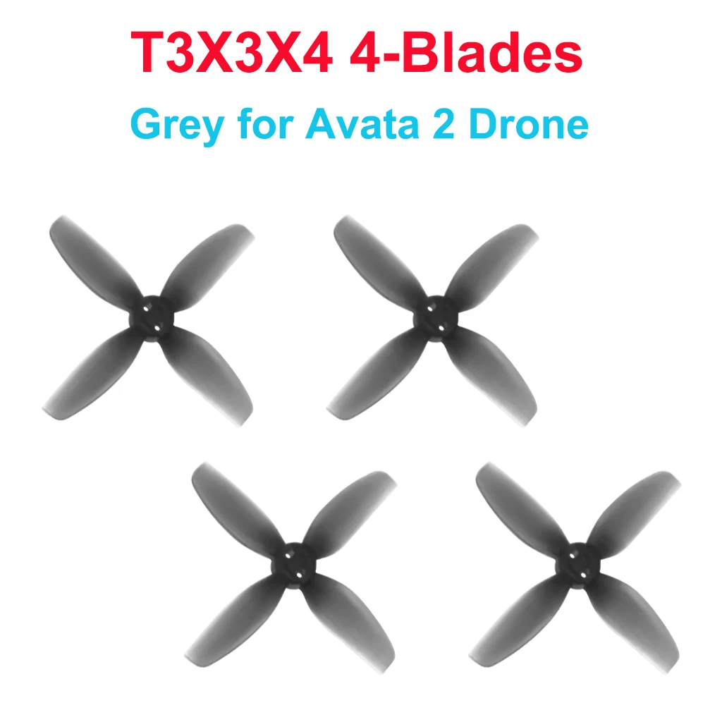 4 Paar HQProp T3X3X4 T3X3.2X3 CW CCW für AVATA2 Propeller 4-Blatt 3-Blatt Avata 2 für RC FPV Racing Drohnen – Detail 5