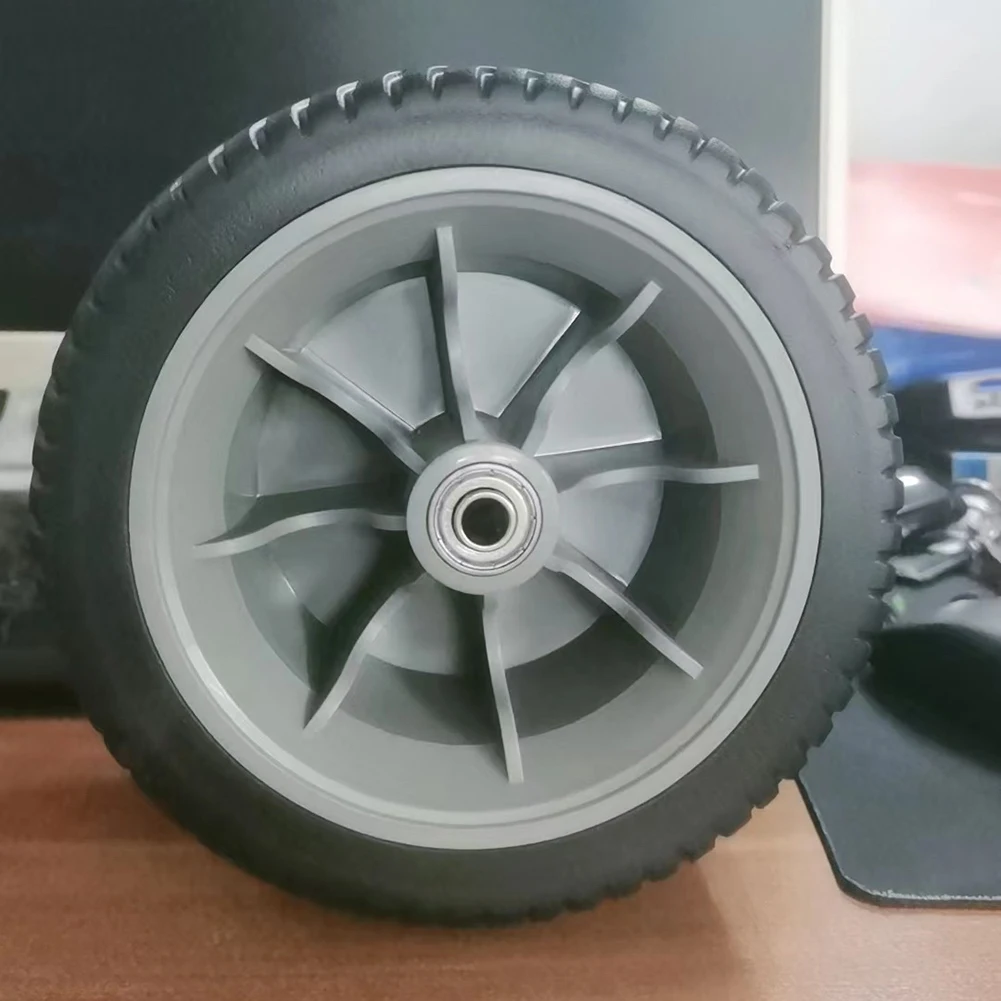 Rubber and Plastic Wagon Wheel for Camping Carts Tire Diameter 6 7 Inches High Load Capacity