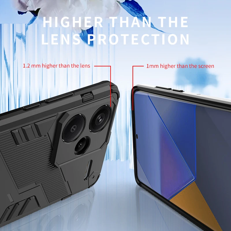 Armor Holder Back Cover Case - Durable Protective Coque
