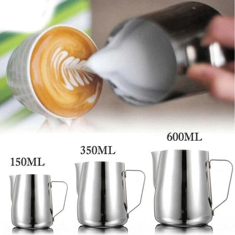 Stainless Steel Milk Frothing Pitcher Espresso Steam Coffee Barista Craft Latte Cappuccino Milk Cream Cup milk frothing jug