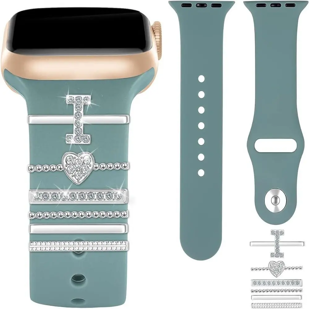 Silver Watch Band Ornament - Decorative Jewelry Accessory