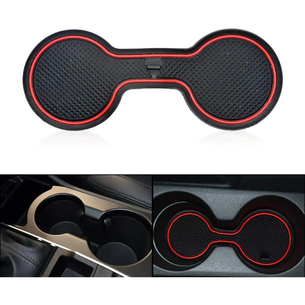 20 pcs/set Cup Slot Holder D23 Rubber Red Gate Fit Pad Water Cup Mat NP300 door slot pad water cup pad red color non-slip mat