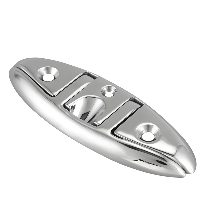 6 316 Stainless Steel Mooring Cleat Folding Boat Accessories