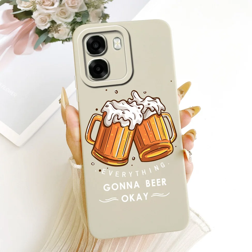 Luxury Fashion Cute Painted Silicone Case - Oppo A6 Series