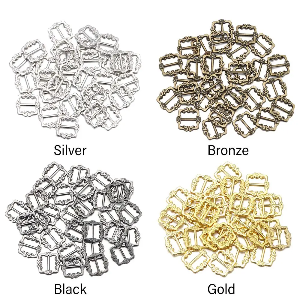 Mini Tri Glide Belt Buckles for Dolls Handmade Sewing Accessories