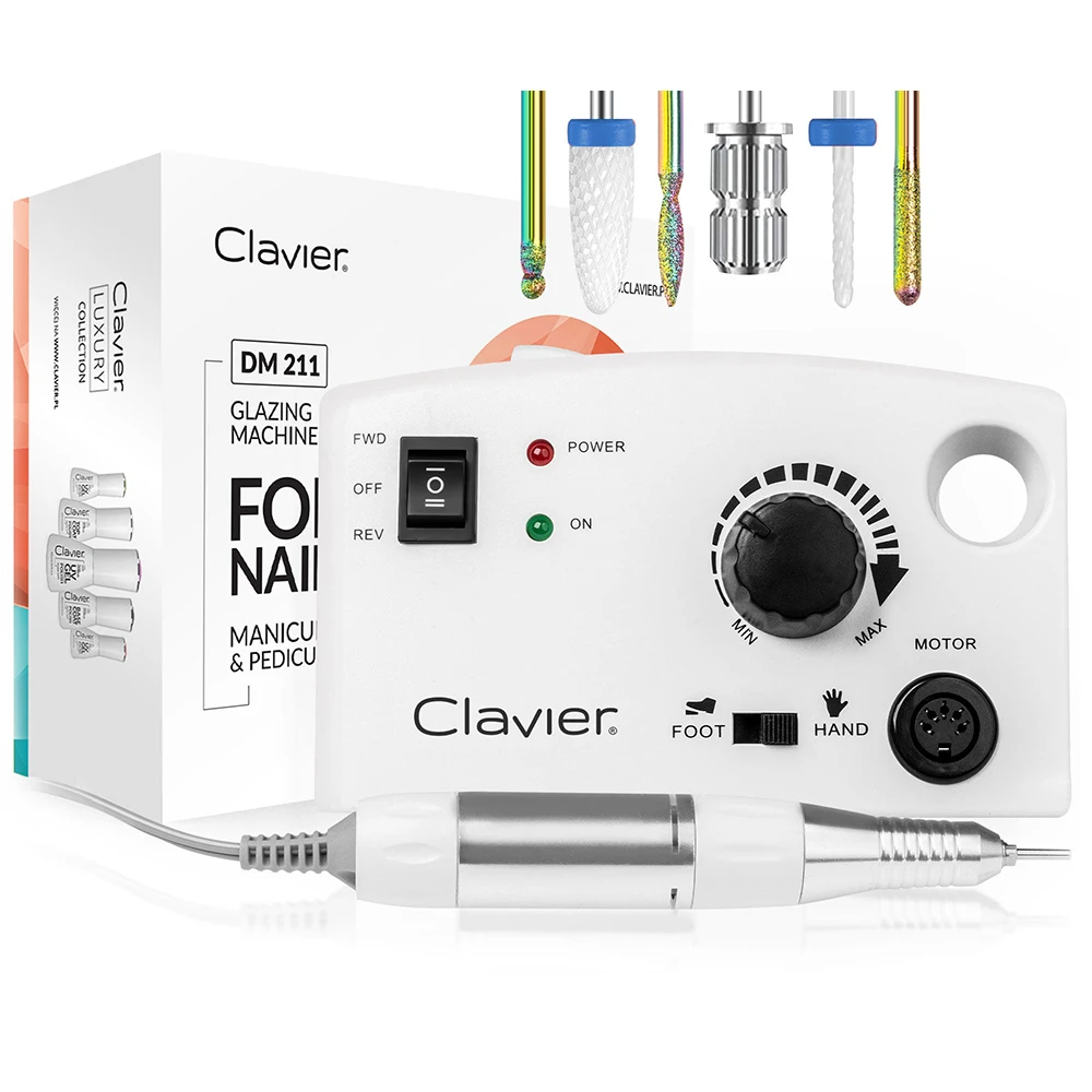 Clavier DM211 Nail Polish Machine Portable Pedicure Nail Polisher Nail