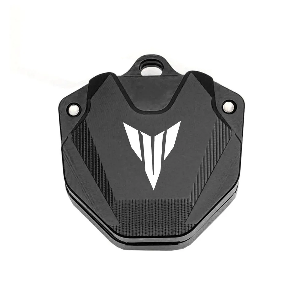 For YAMAHA MT07 MT09 MT03 MT 07 09 03 2013-2019 2021 2022 Motorcycle CNC Aluminum Fabric Badge Keyring Key Case Cover Keychain