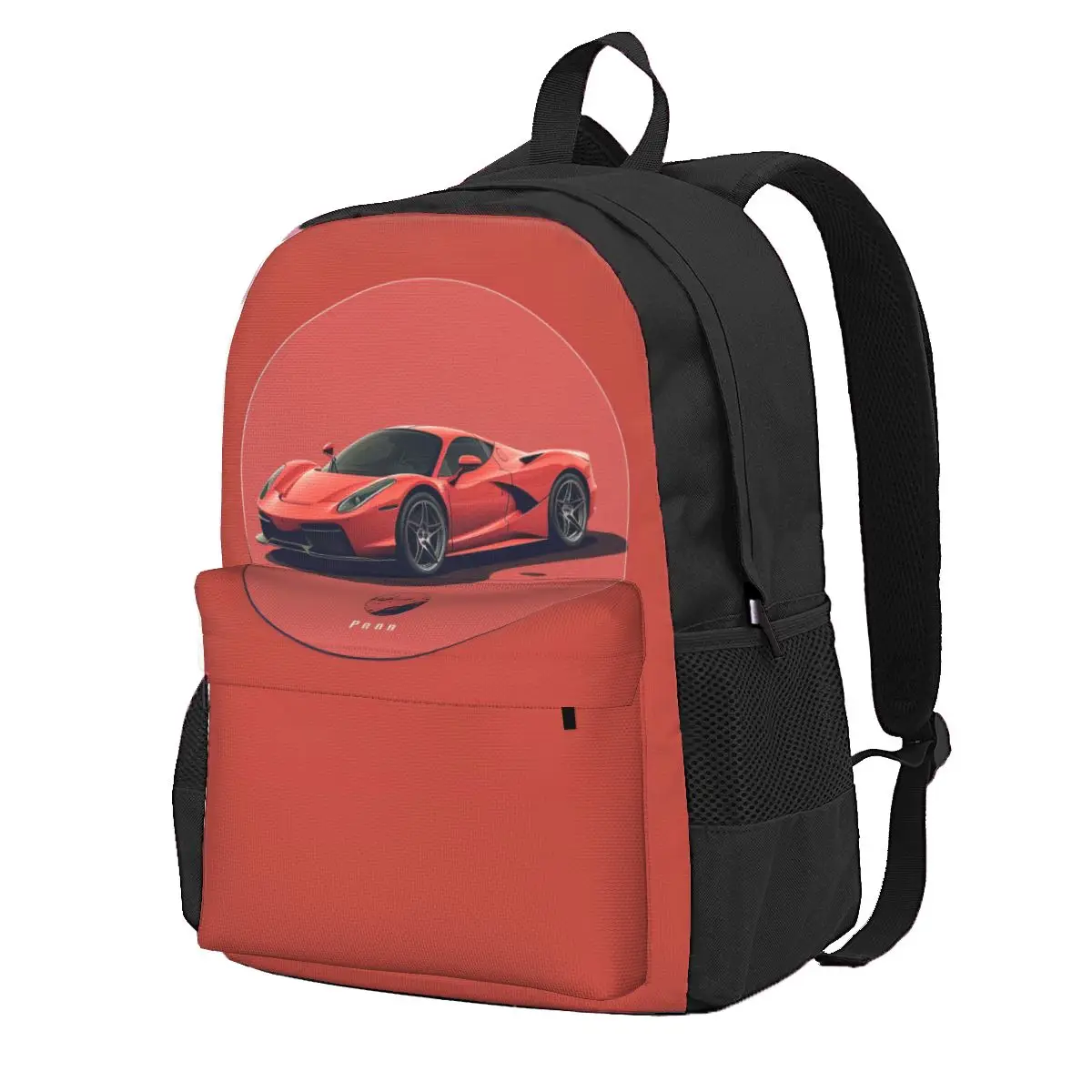 

Passionate Sports Car Backpack Simple Circle Minimalistic Daily Backpacks Unisex Cute High School Bags Custom Soft Rucksack