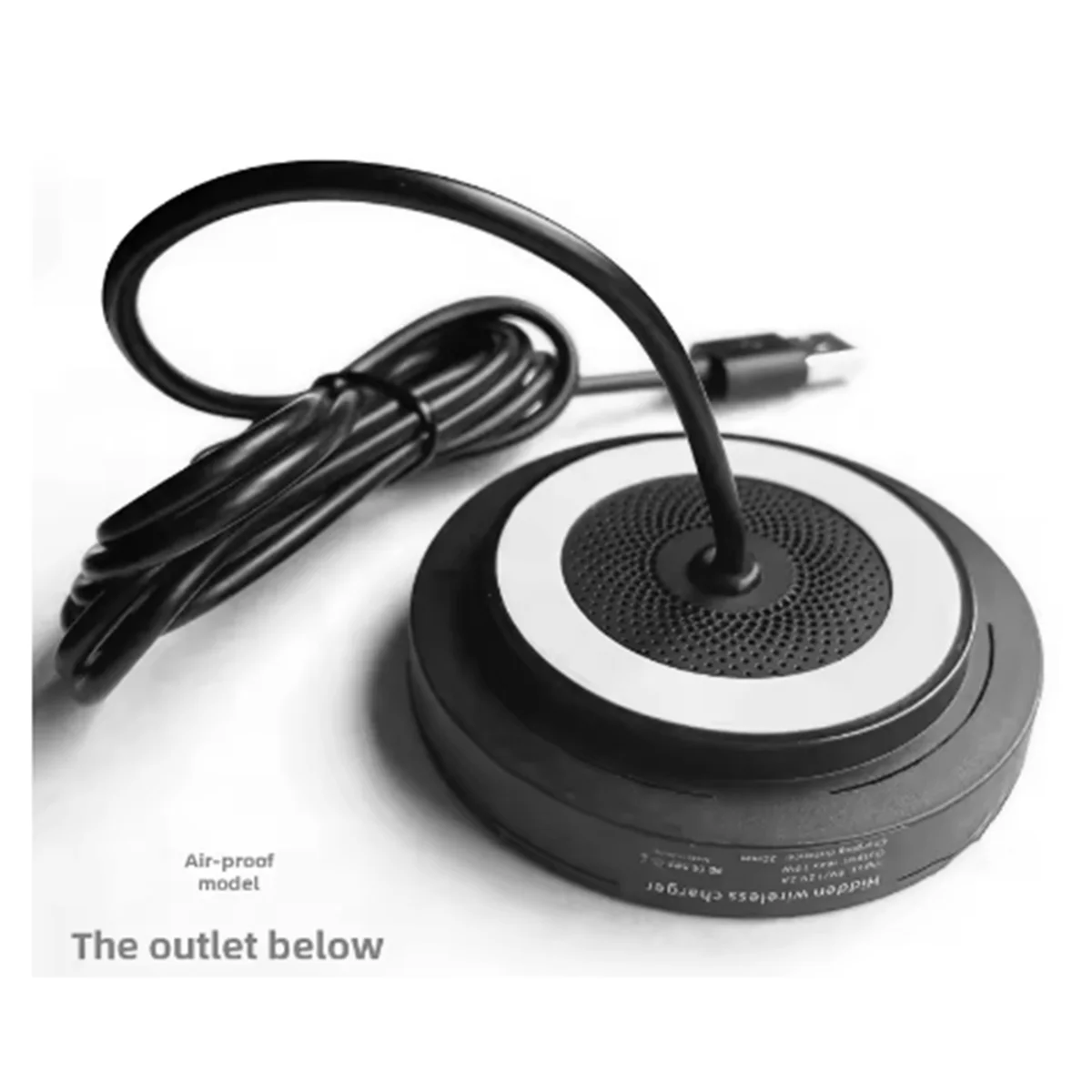 SEMOIC Long Distance Wireless Charger Universal Furniture Under Table Hidden Space Charging Motorcycle Electronic Accessories