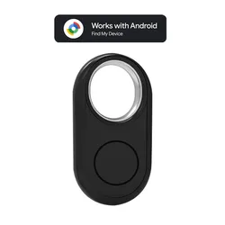 Bluetooth Smart Tag - GPS Locator & Item Finder for Keys, Pets, and Wallets (Black)