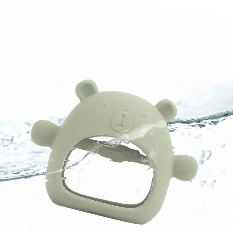 Silicone Teething Toys 1 PCS Silicone Teether Baby Cartoon Animal BPA Food Grade Pendant Baby Teething Toy Infant Pacifier