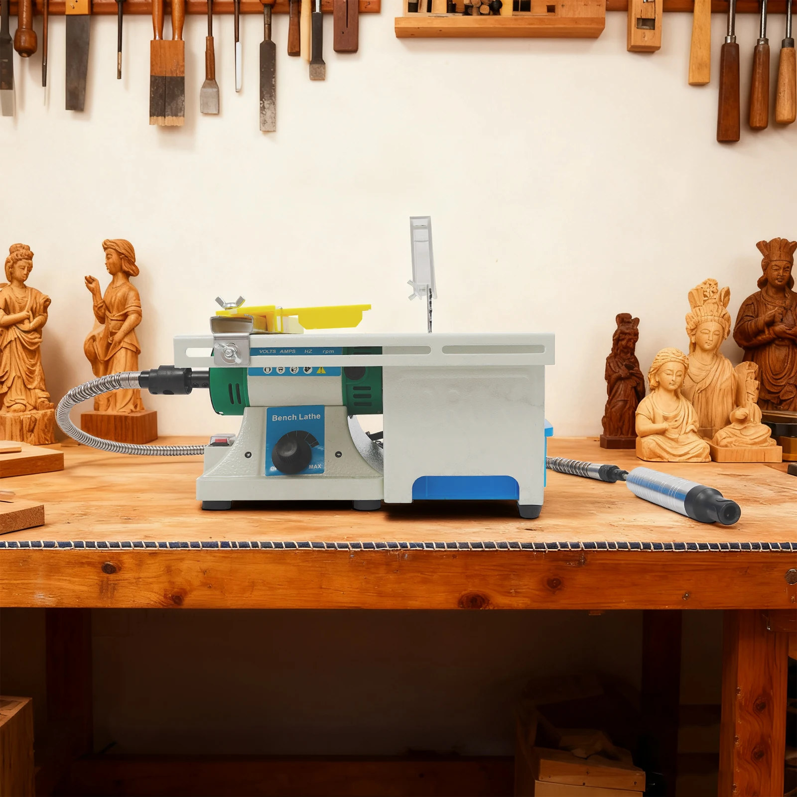 750 W Mini-Tischkreissäge, Schmuckherstellung, Polierer mit flexiblem Schaft, multifunktionaler Tischschleifer, Schleifmaschine, Poliermaschine, Holzbearbeitungswerkzeug – Detail 8