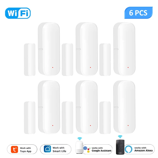 6pcs door sensor