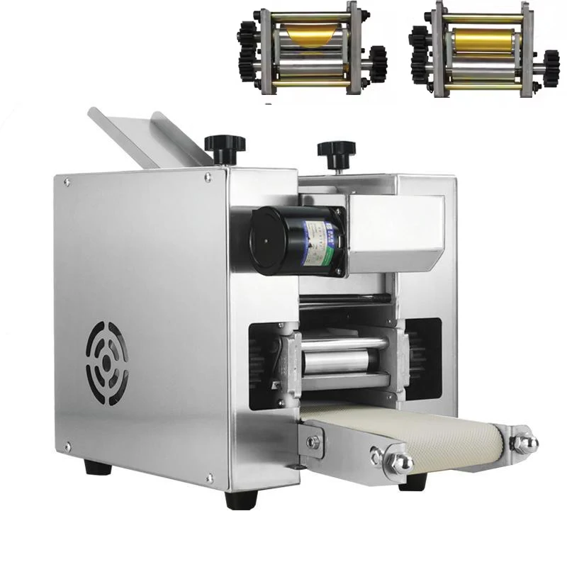 Commercial dumpling wrapper Maker electric automatic Wonton Wrappers Machine Roll dough Press Dumpling skin Noodle Pasta maker