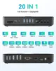 Yottamaster USB C Desktop Docking Station 22 in 1 Dock Station with 8K HDMI PD60W Gigabit Ethernet Multiport USB3.2 HUB Adapter 6