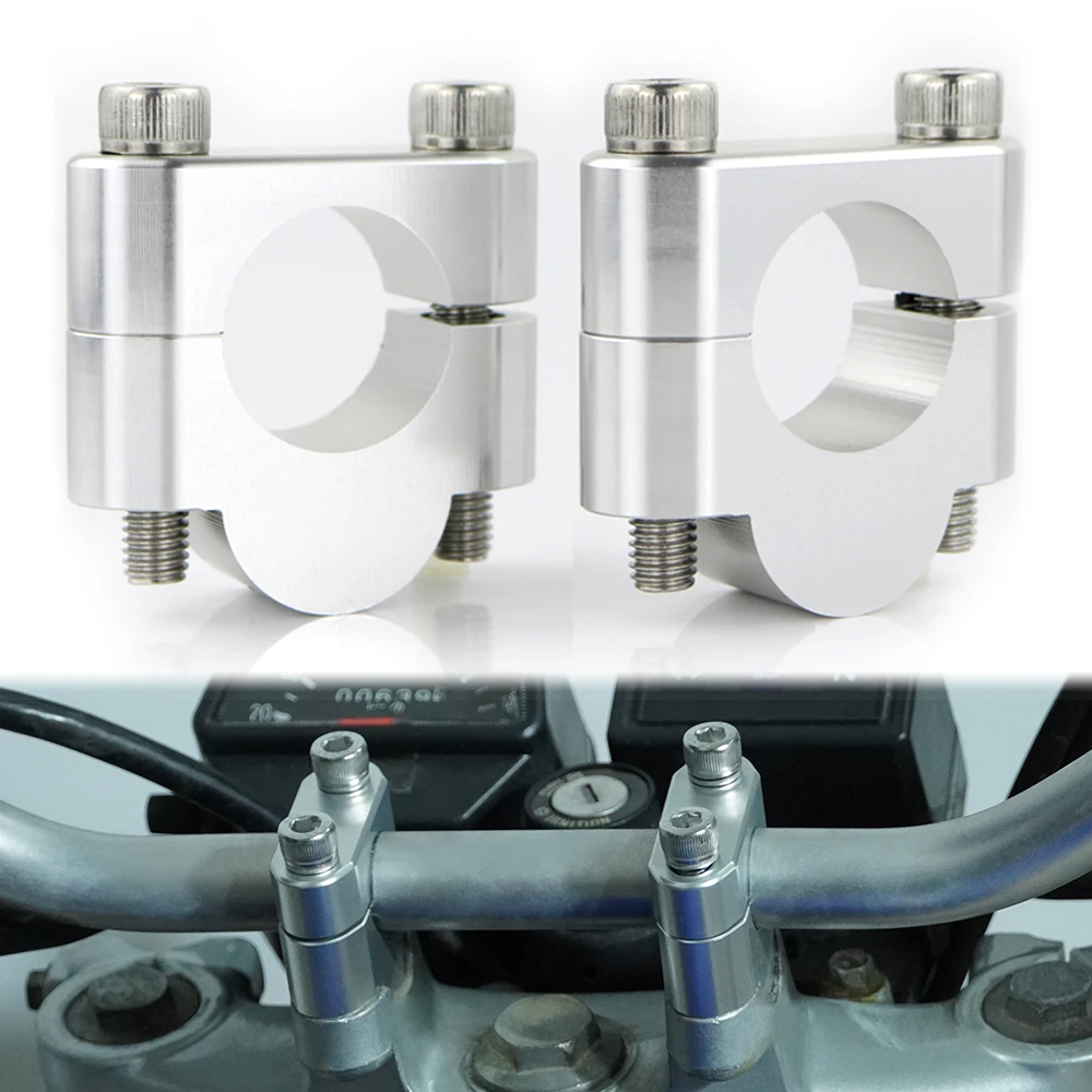 22mm 7/8" Handlebar Mount Risers Clamps For Triumph Speed Triple 750 ...