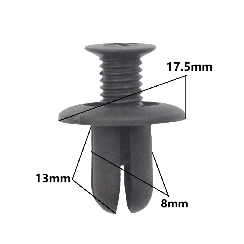 100PCS Car Auto fasteners for Hyundai Tucson Elantra Sonata solaris