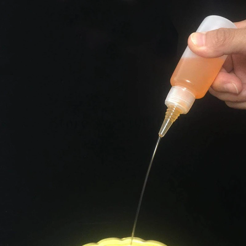50pcs Dropper Bottles Squeezable Glue Bottle with Scale Plastic Empty Container for Paint Ink Oil 10ml 30ml 50ml 60ml 100ml