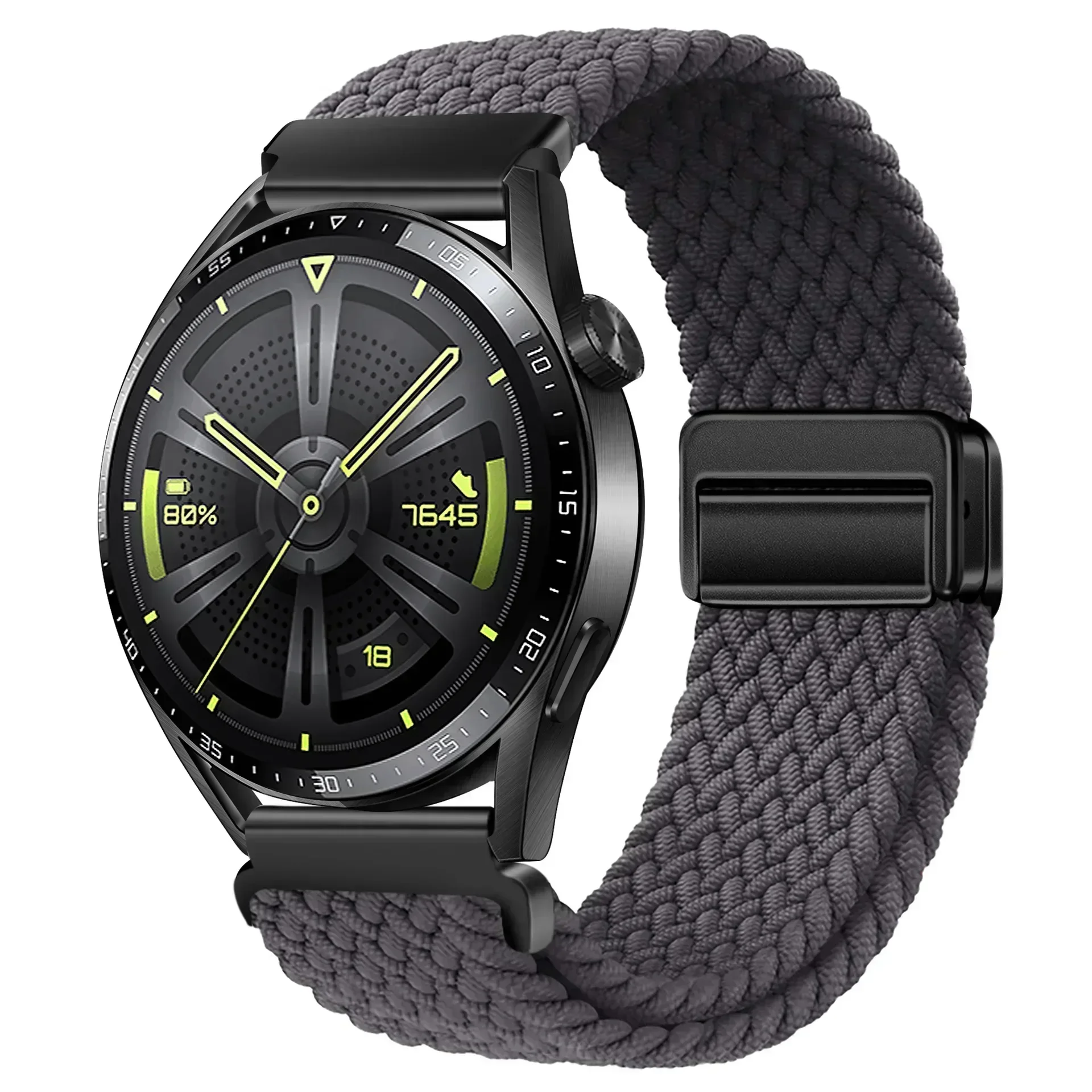 Magnetic Braided Nylon Watch Band - 20mm/22mm