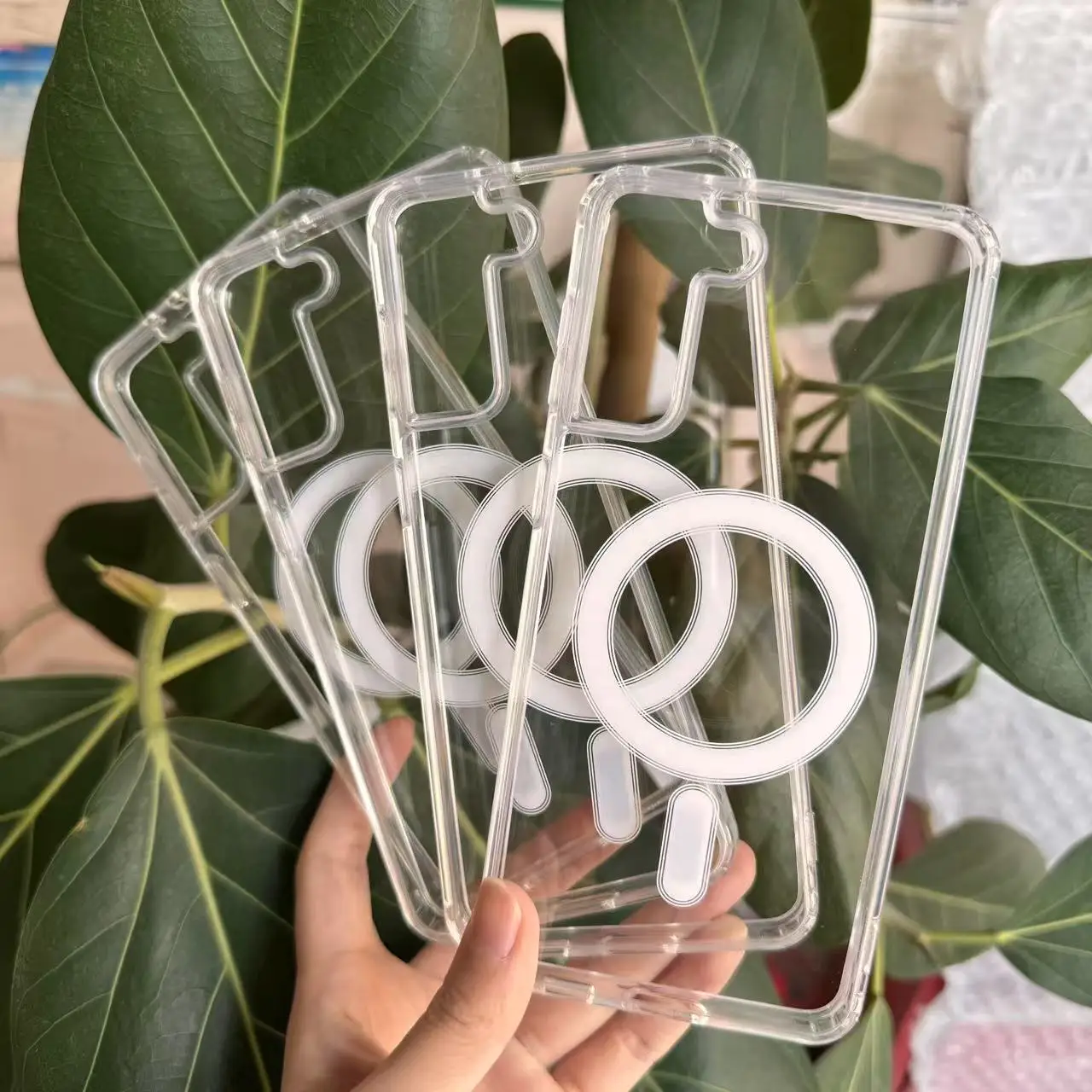 Original Magnetic Wireless Charging Shockproof Clear Case